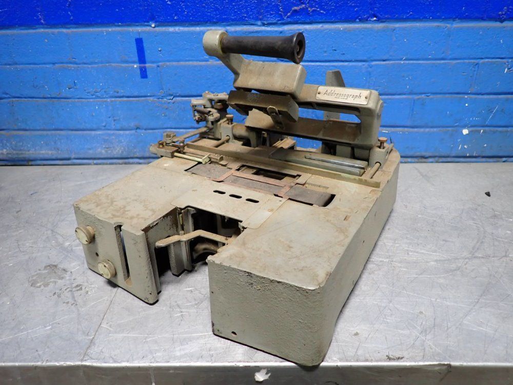 Addressograph Multigraph Corporation Stamping Machine
