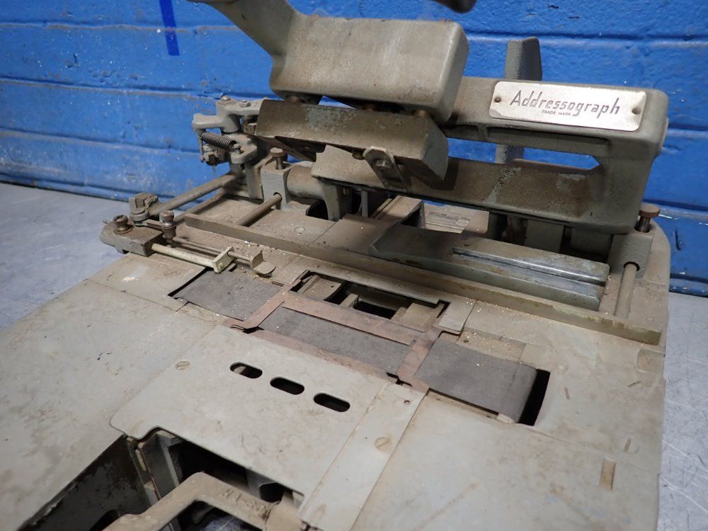 Addressograph Multigraph Corporation Stamping Machine