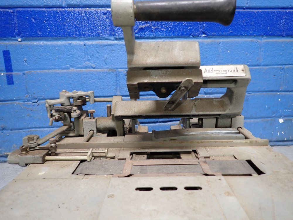 Addressograph Multigraph Corporation Stamping Machine
