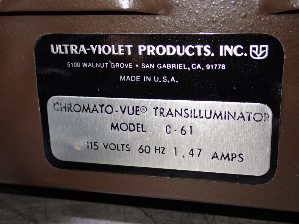 Ultraviolet Products Inc Transilluminator