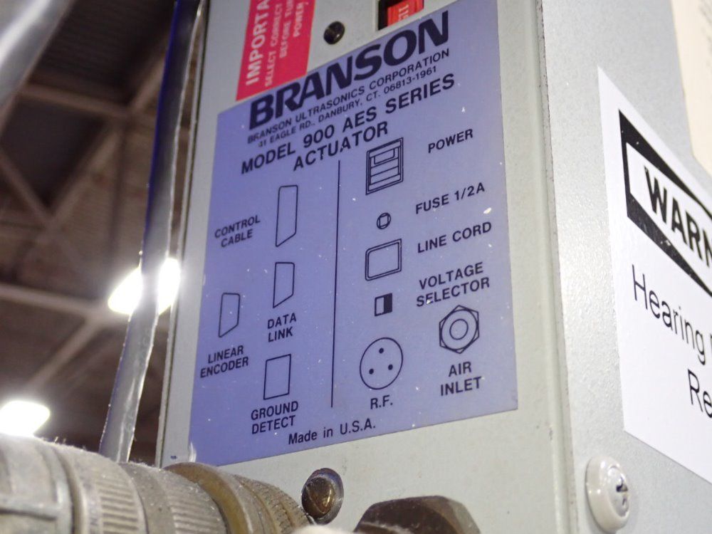 Branson Ultrasonic Welder