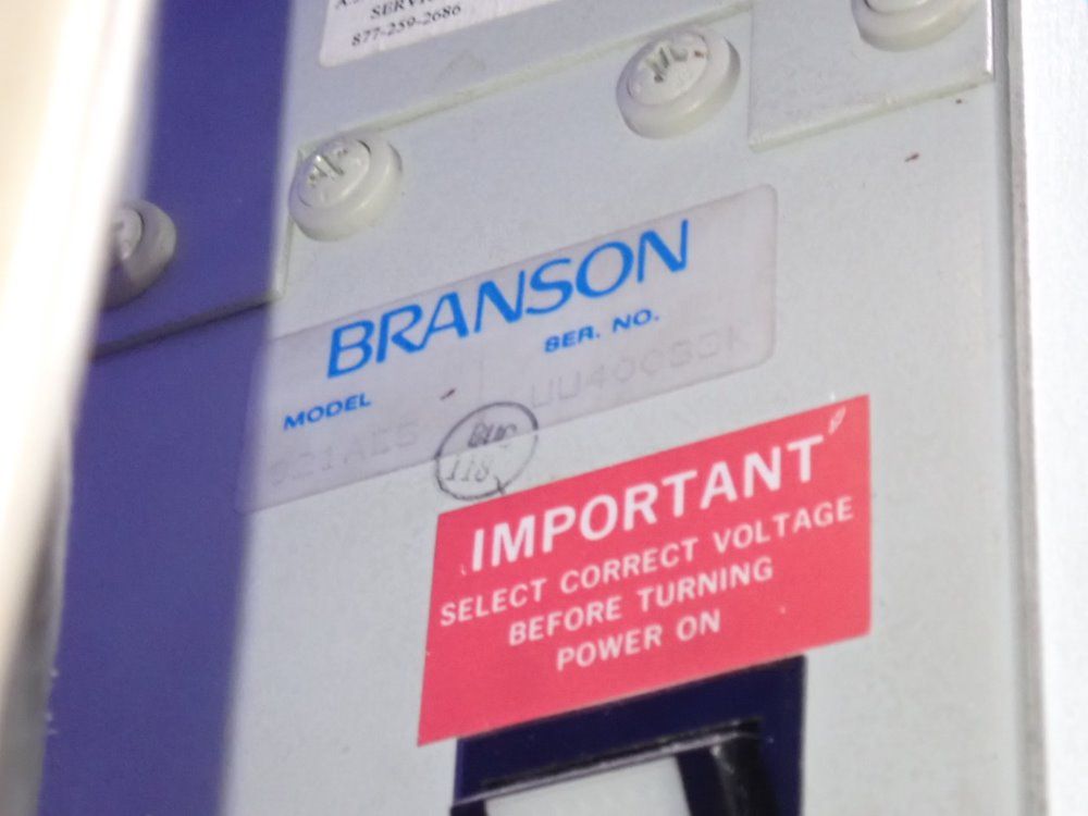 Branson Ultrasonic Welder