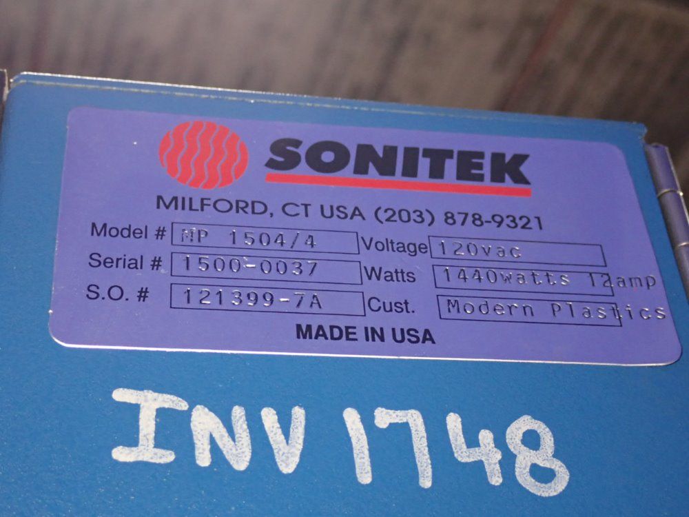Sonitek Thermal Press