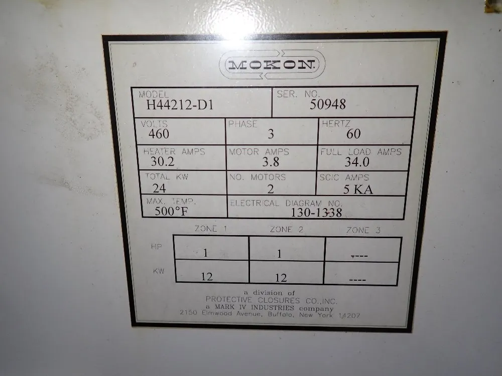 Mokon Mokon H44212d1 Chiller