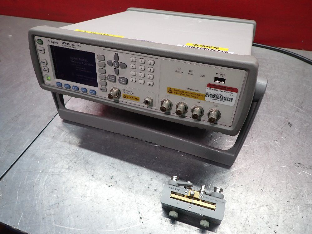 Agilent Precision Lcr Meter W/ 16047e - E4980a