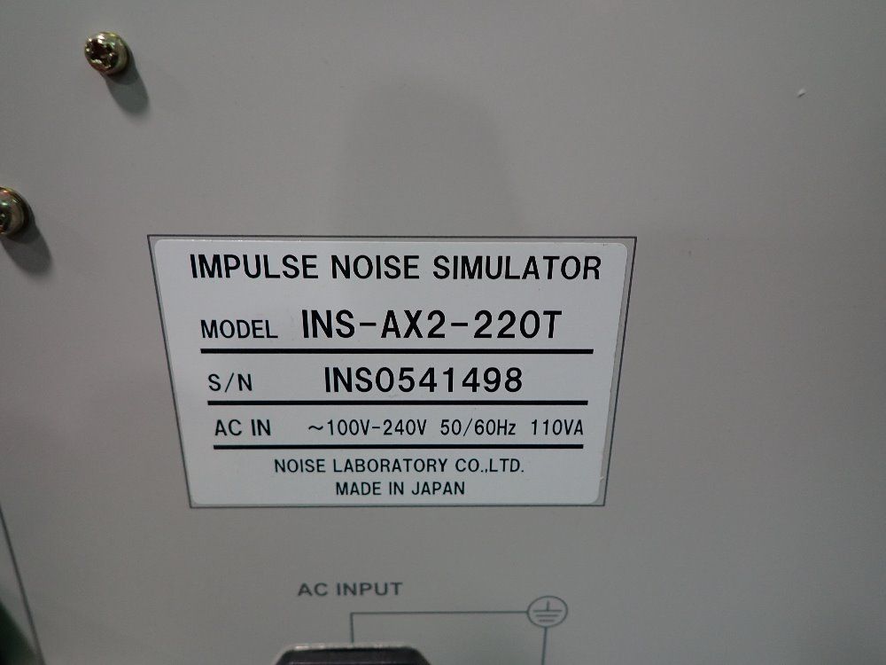 Noiseken Noiseken Insax2220t Impulse Noise Simulator
