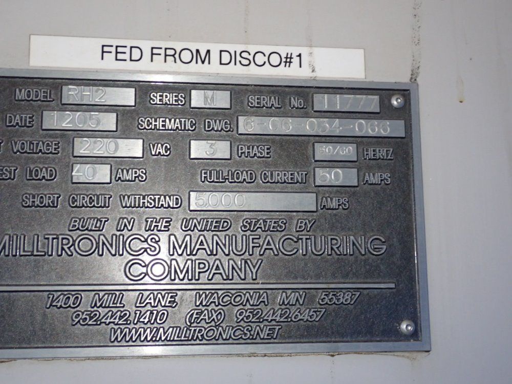 Milltronics 16" X 54" 2012 Milltronics Rh20 Cnc Vmc - Rh20