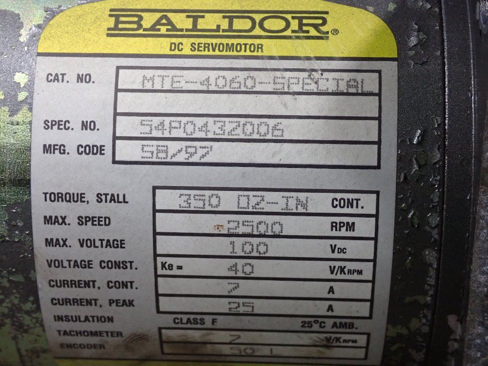 Baldor Servo Motor