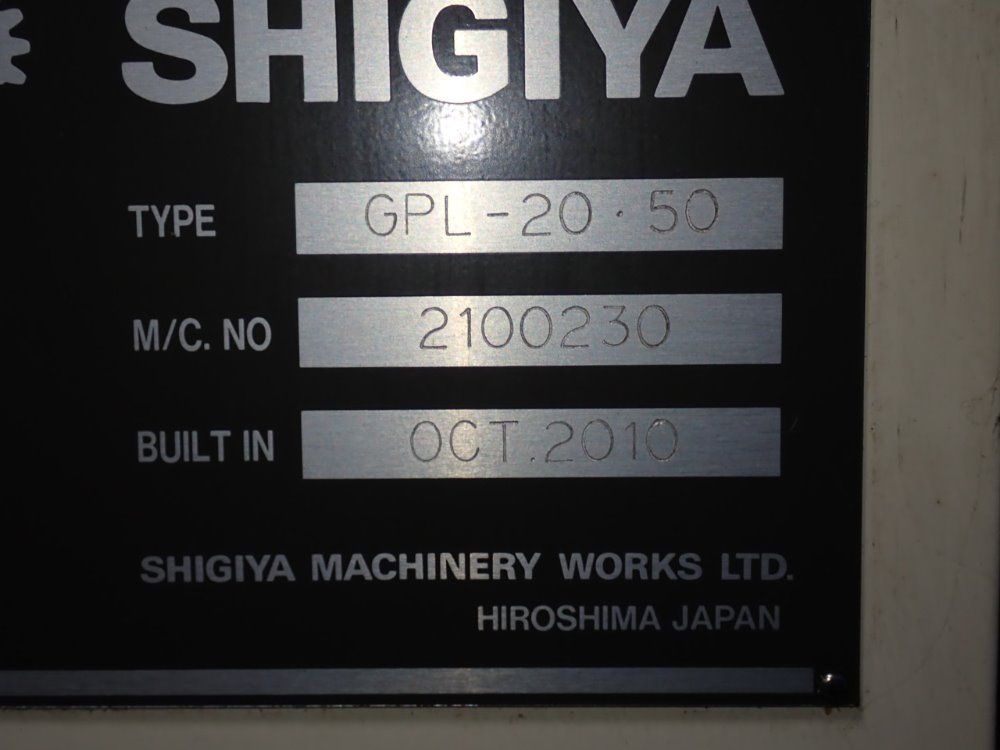 Shigiya 2010 Shigiya Gpl2050 Od Grinder