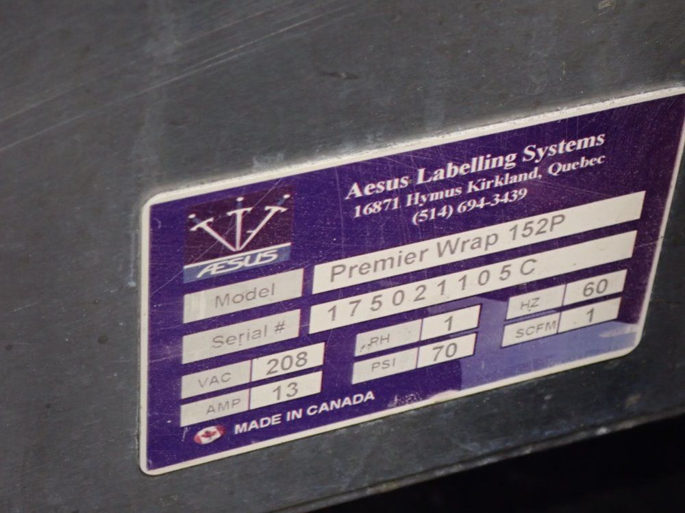 Aesus Labelling Systems Aesus Labelling Systems Premierwrap 152p Labeler