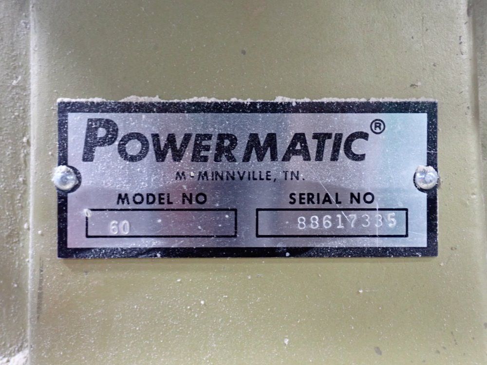 Powermatic Powermatic 60 Jointer
