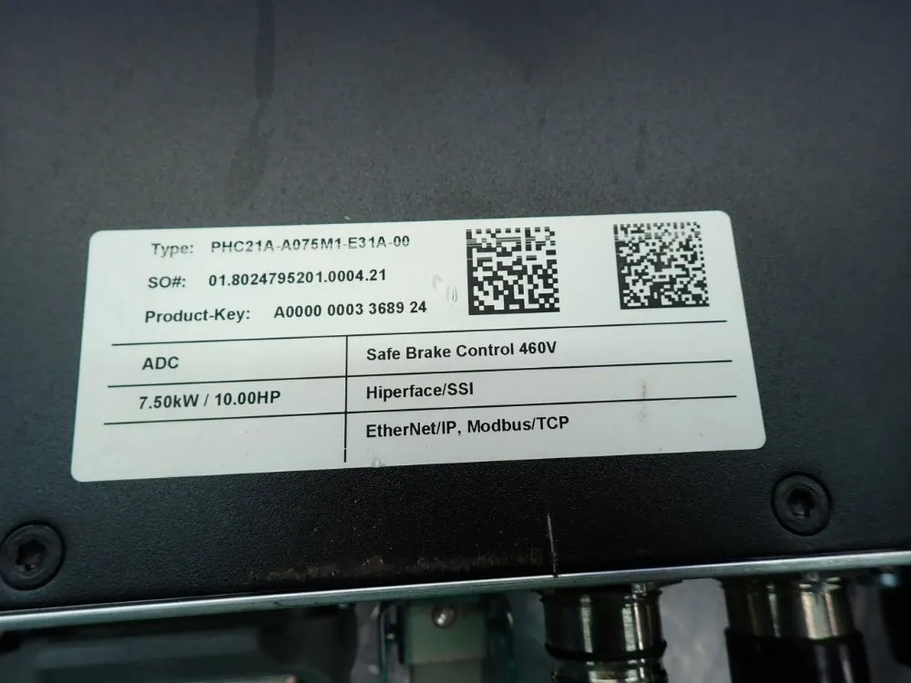 Sew Eurodrive Movipro Drive & Application Controller - Phc21a-a075m1-e31a-00