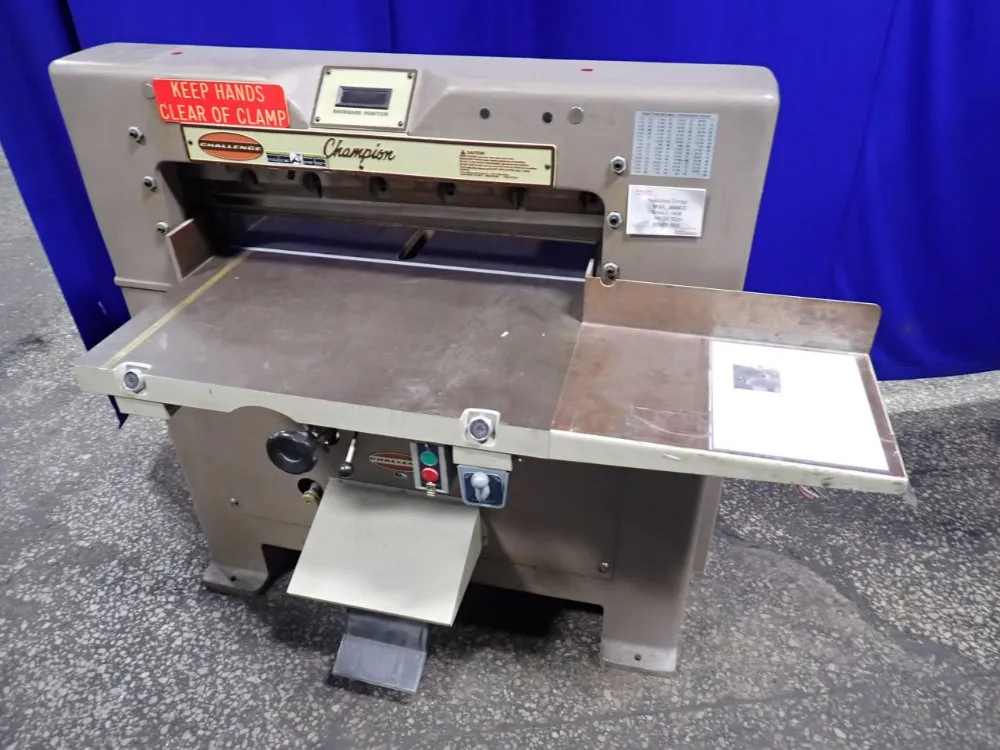 The Challenge Machinery 30" Paper Cutter - Mcpb