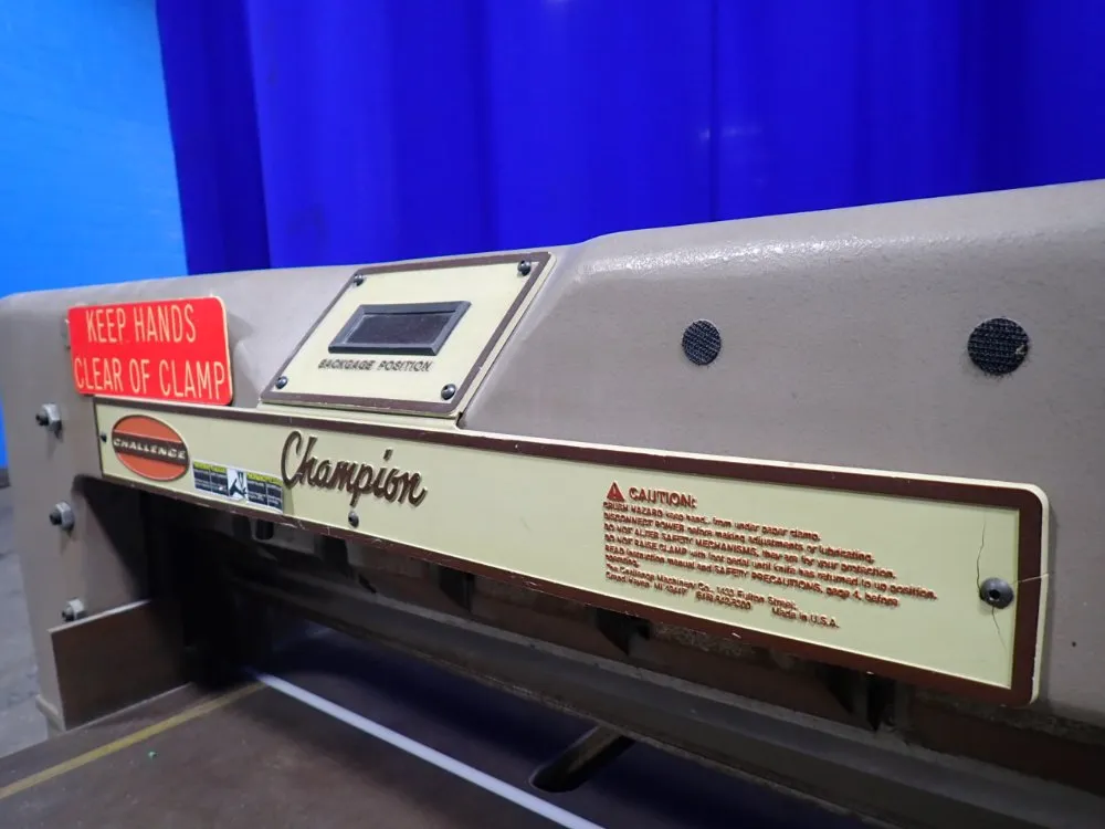 The Challenge Machinery 30" Paper Cutter - Mcpb