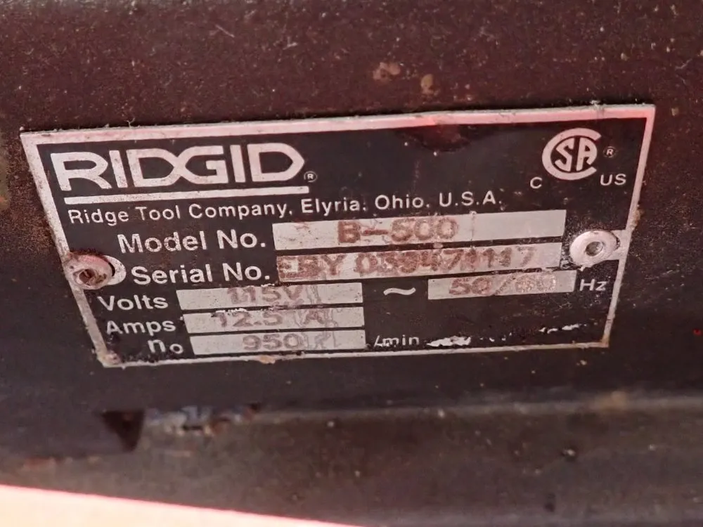 Ridgid Pipe Beveller - B-500