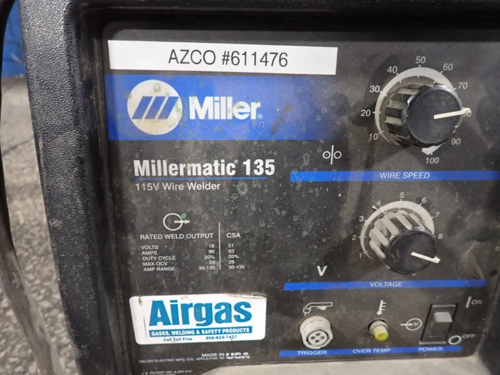 Miller 90 Amps Wire Welder - Millermatic 135