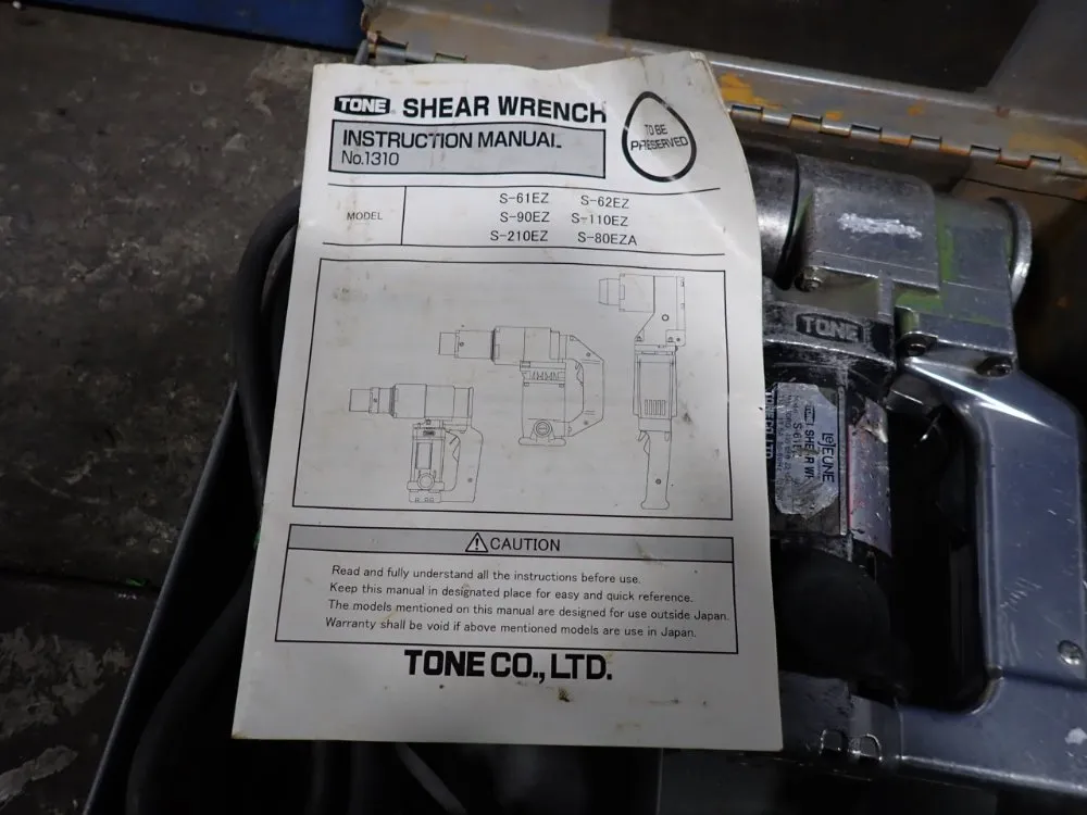 Tone Electric Shear Wrench - S-61ez