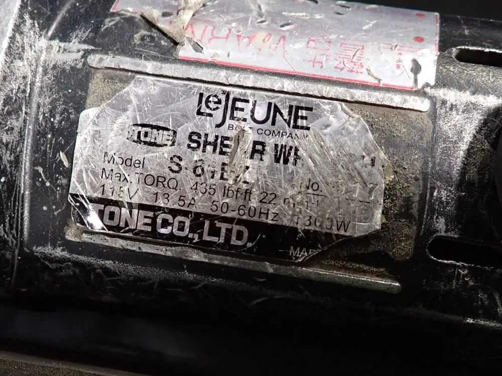 Tone Electric Shear Wrench - S-61ez