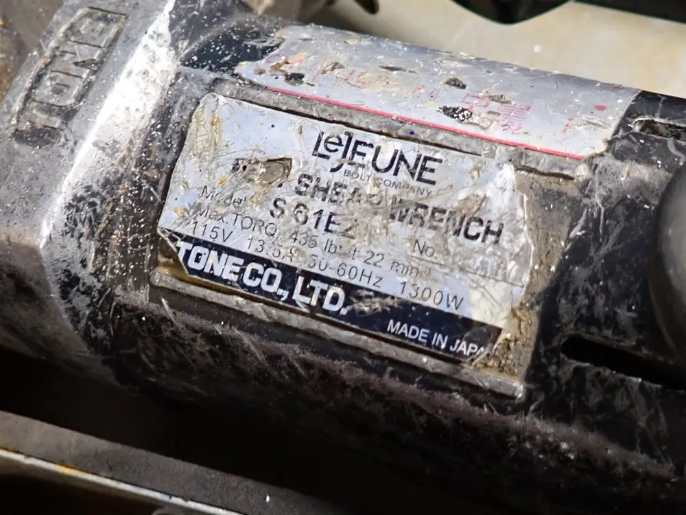 Tone Electric Shear Wrench - S-61ez