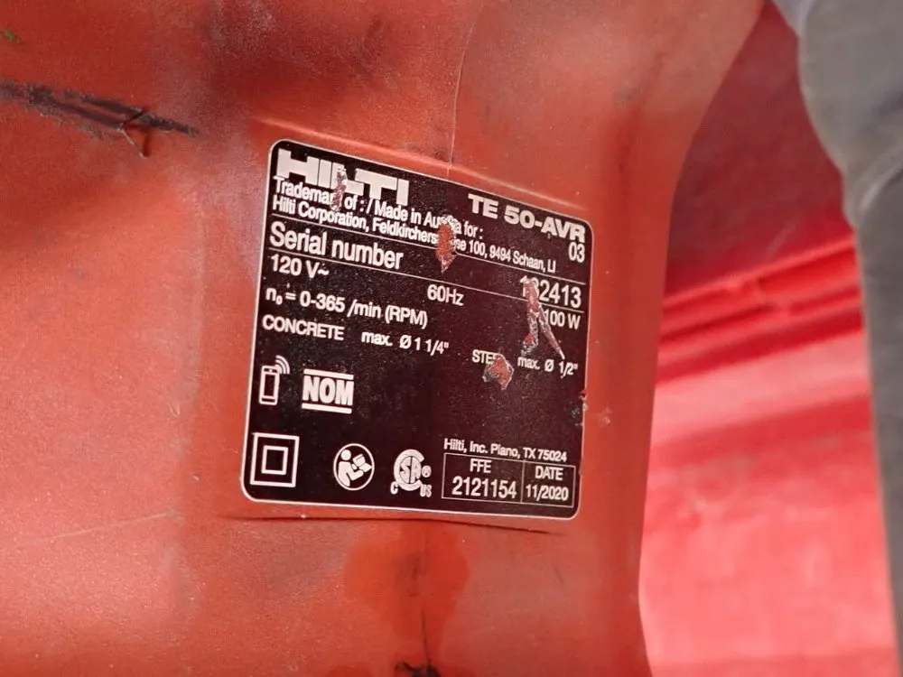 Hilti Rotary Hammer - Te 50-avr