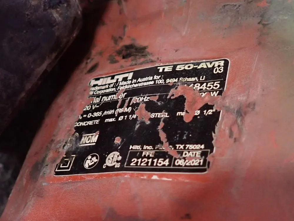 Hilti Rotary Hammer - Te 50-avr