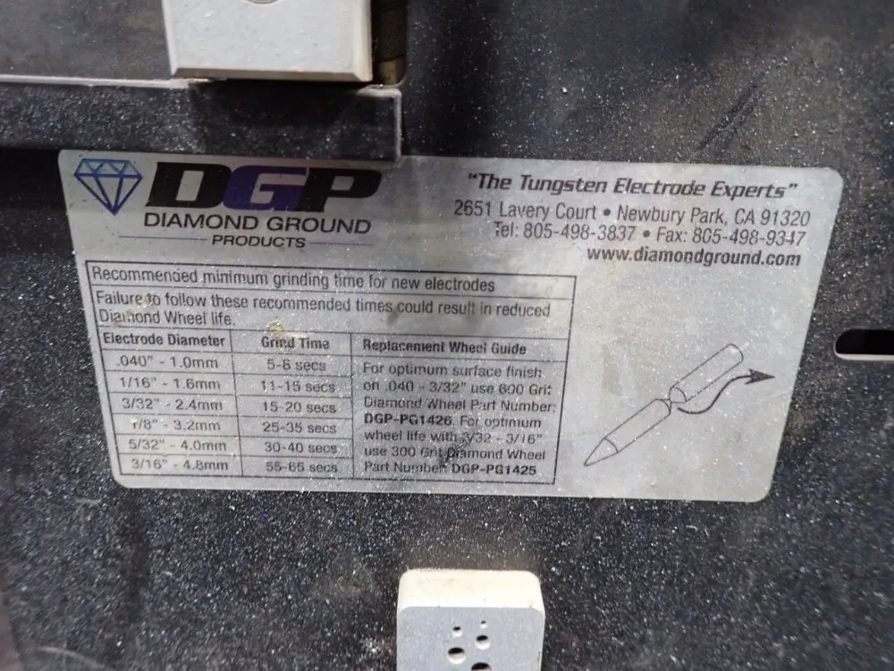 Diamond Group Products Electrode Grinder - Piranha Iii