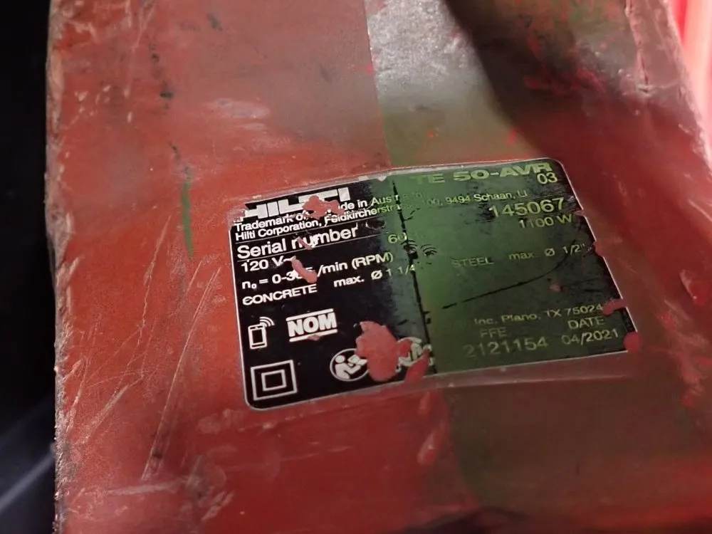 Hilti Rotary Hammer - Te 50-avr