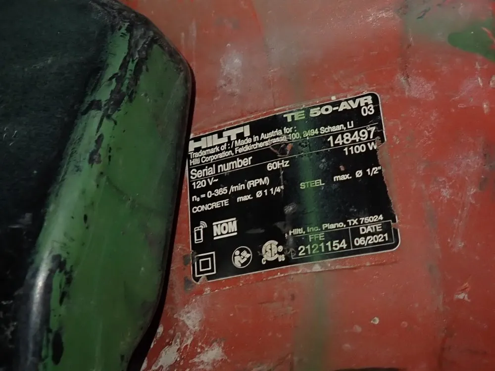 Hilti Rotary Hammer - Te 50-avr