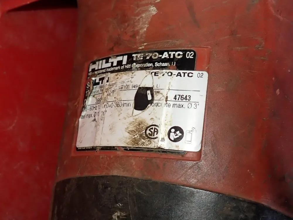 Hilti Rotary Hammer - Te 70-atc