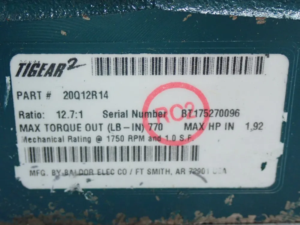 Dodge Tigear-2-series Reducer Unit - 20q12r14