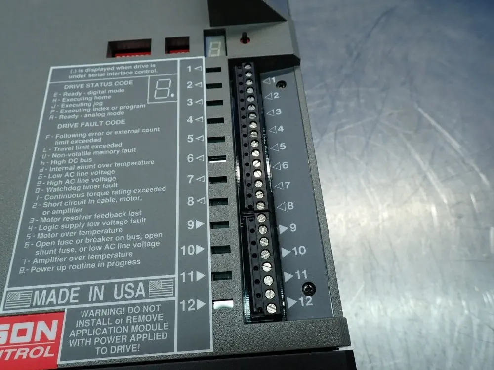 Emerson Motion Control Positioning Servo Drive - Fx-6120