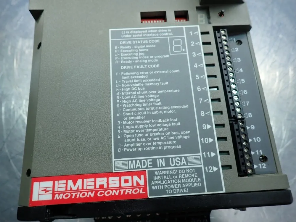 Emerson Motion Control Positioning Servo Drive Unit - Fx-6120