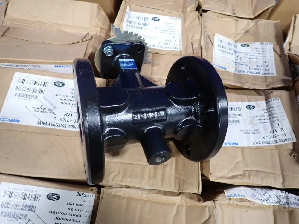 Nibco 2 1/2" Flanged Butterfly Valves - Fc2765