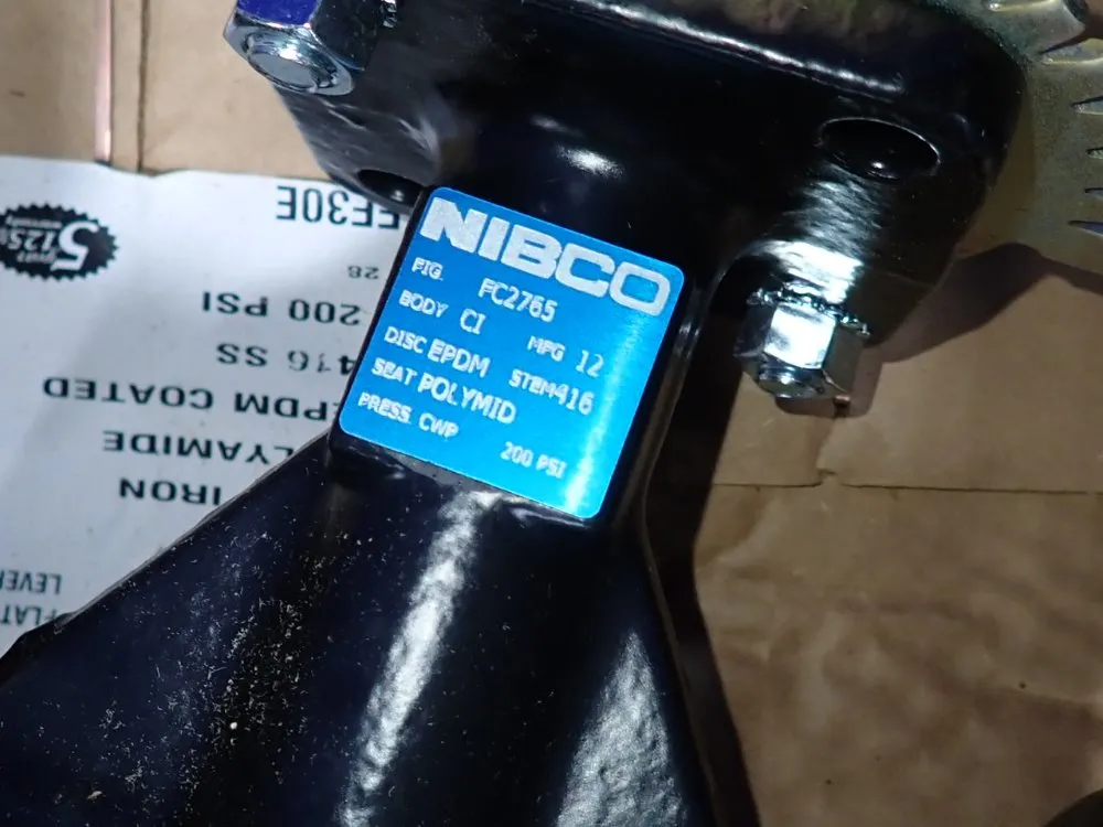 Nibco 2 1/2" Flanged Butterfly Valves - Fc2765