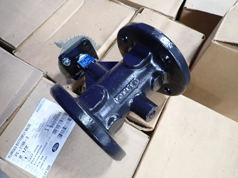 Nibco 2 1/2" Flanged Butterfly Valves - Fc2765