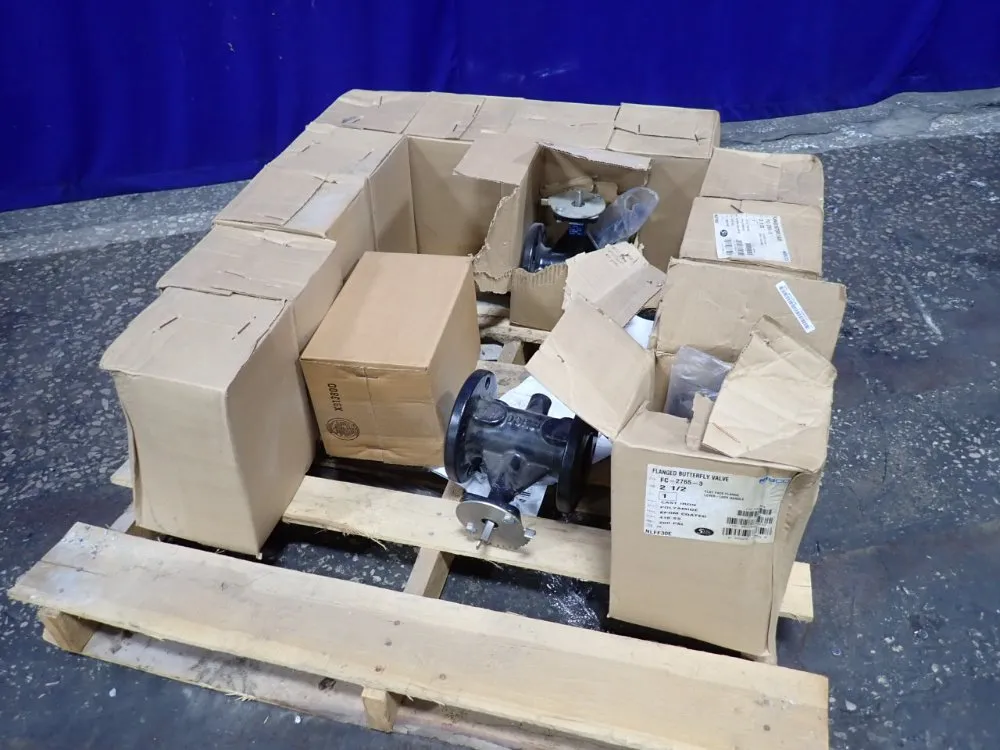 Nibco 2 1/2" Flanged Butterfly Valves - Fc2765