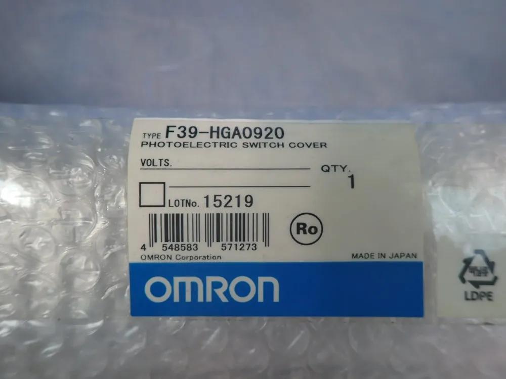Omron Photoelectric Switch Cover - F39-hga0920