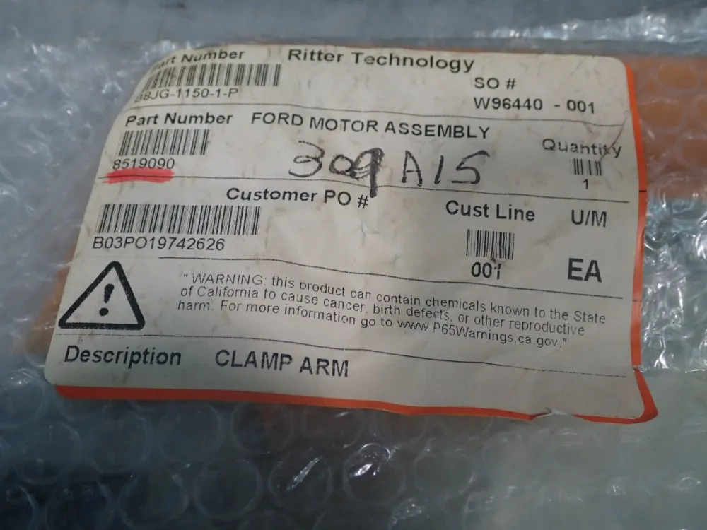 Clamp Arms, Hand Wheel