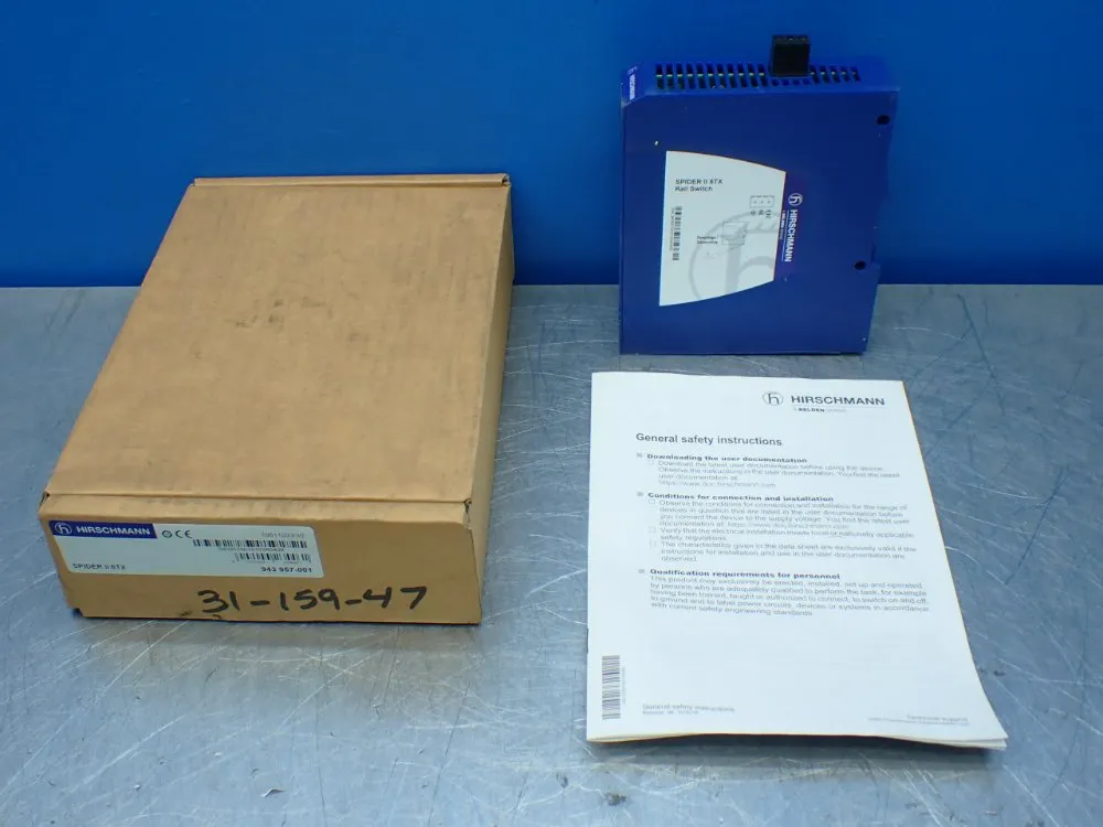 Hirschmann Industrial Ethernet Switch. - Spider Ii 8tx