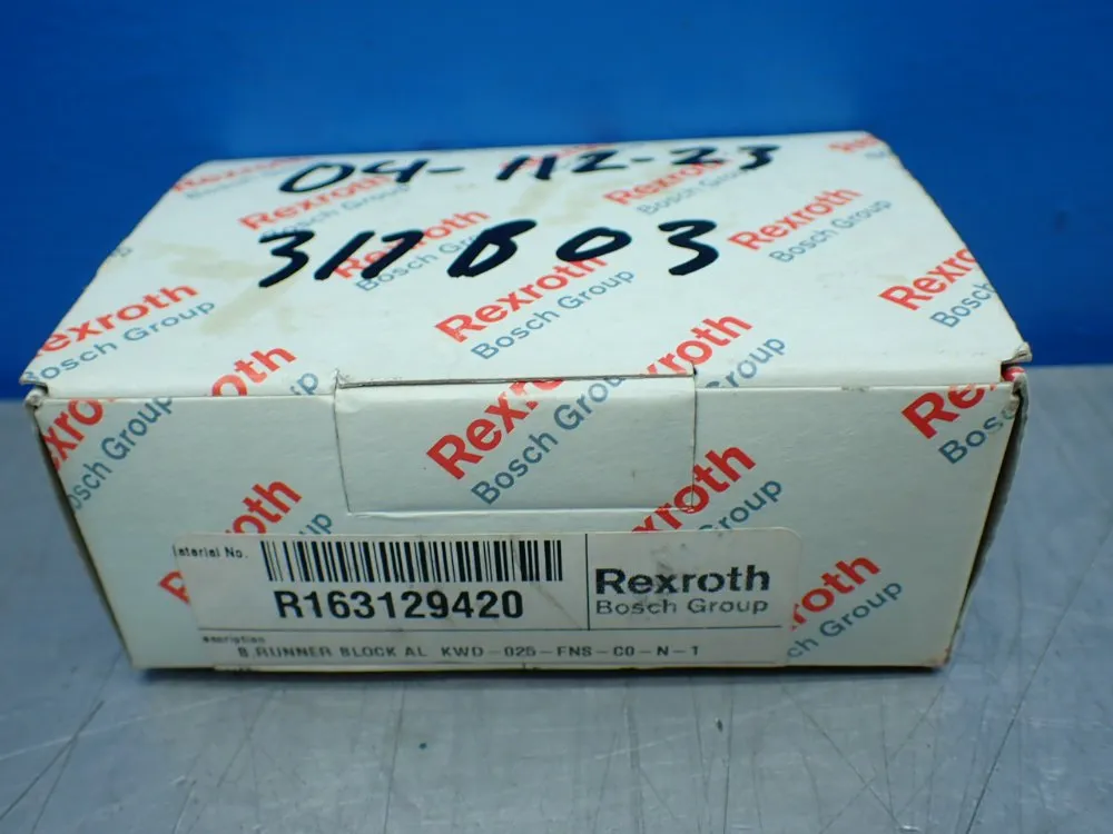 Rexroth Ball Runner Block. Kwd-025-fns-c0-n-1 - R163129420