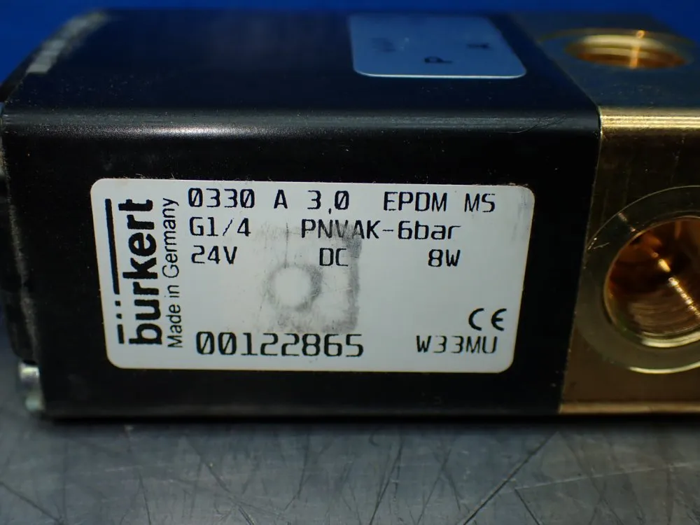 Burkert 6bar Direct-acting 2-way Basic Proportional Valve - 00122865