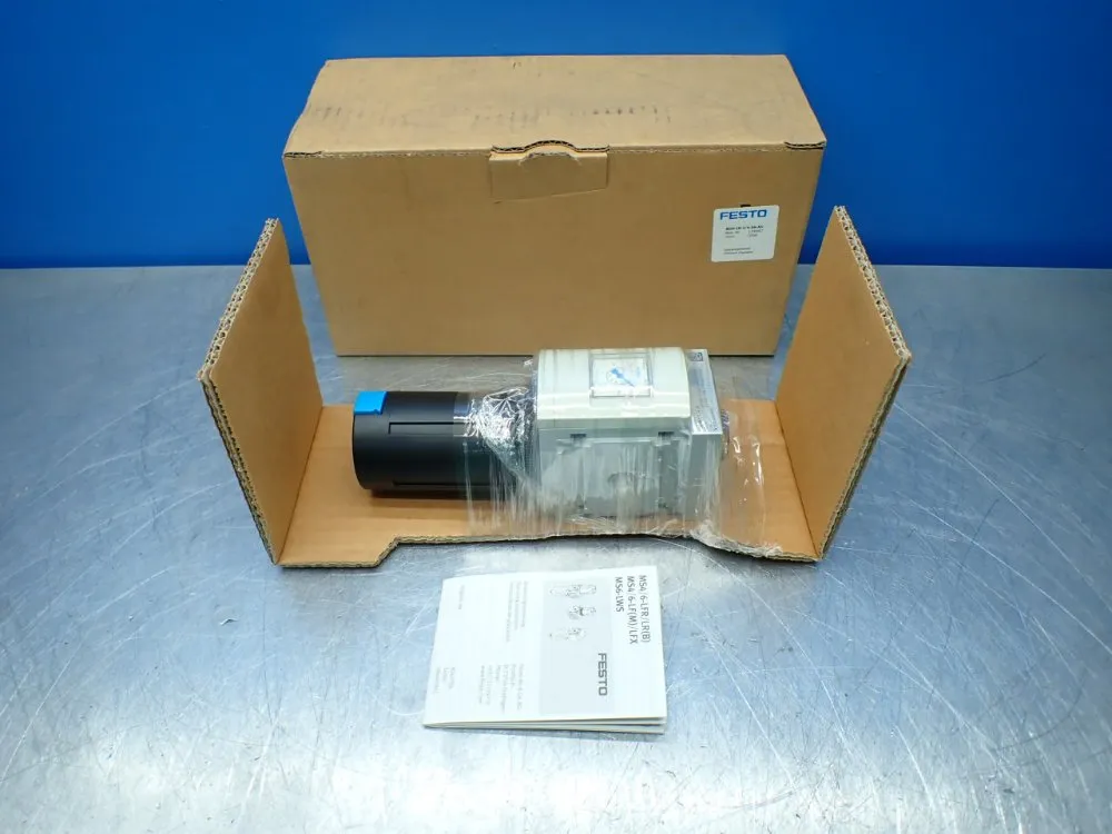 Festo Pneumatic Pressure Regulator - Ms6-lr-1/4-d6-as
