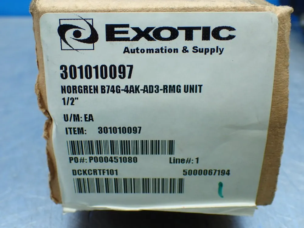 Imi Norgren Pneumatic Filter/regulator - B74g-4ak-ad3-rmg