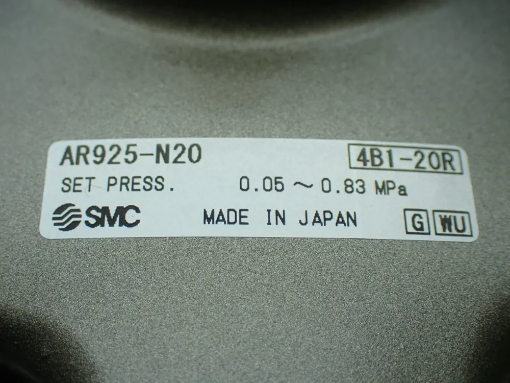 Smc 0.05-0.83 Mpa Pilot Operated Precision Air Regulator - Ar925-n20