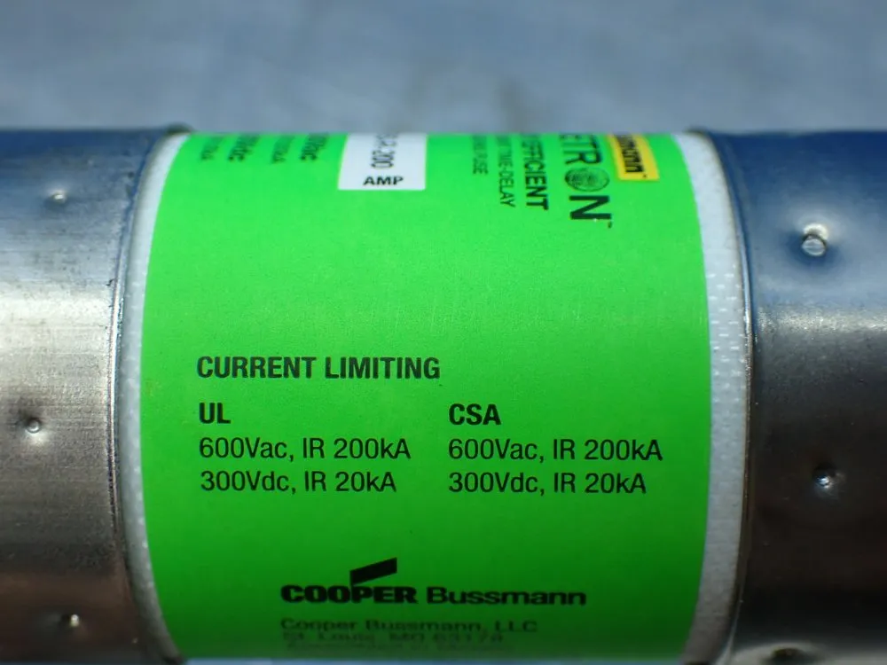 Bussmann Class Rk5 200 Amp Fuse - Frs-r-200