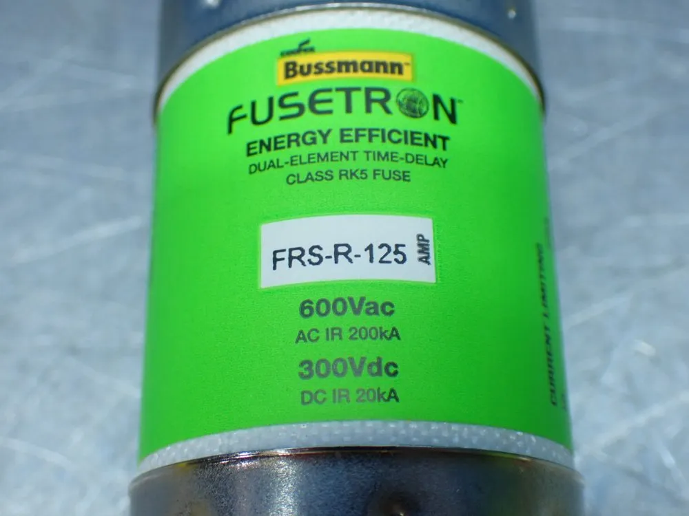 Bussmann Class Rk5 125 Amp Fuse - Frs-r-125
