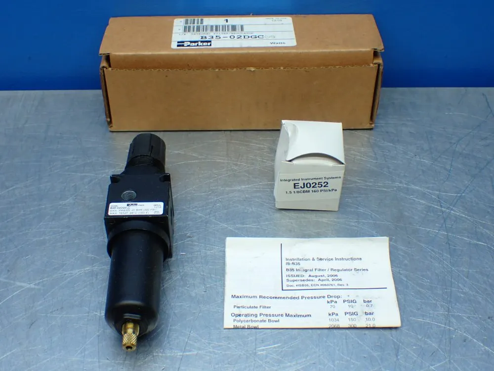 Parker 300psi 1/4" Integral Filter/regulator - B35-02dgc