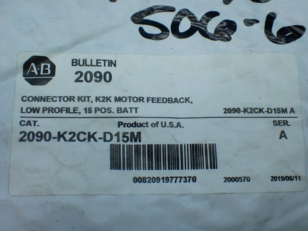 Allen-bradley 3 Motor Feedback Connector Kits - 2090-k2ck-d15m