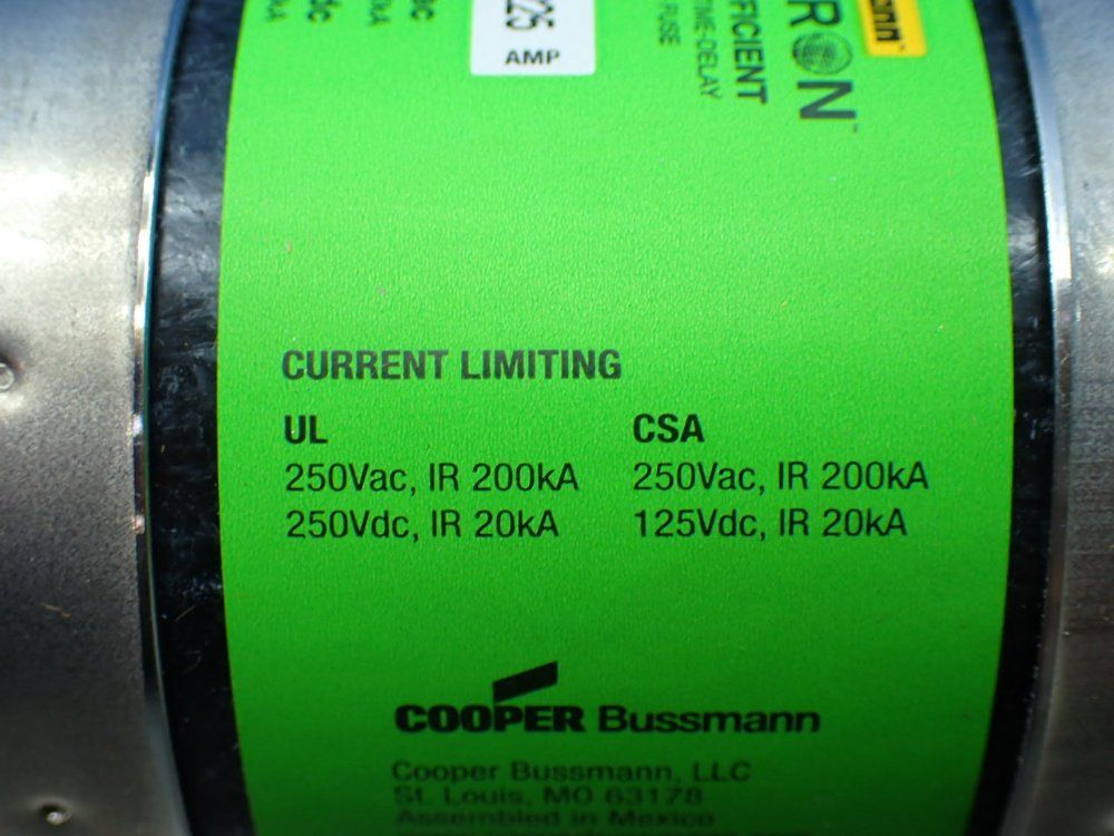 Bussmann Time-delay, Dual-element, Current Limiting, Non-indicating 225a Fuse - Frn-r-225