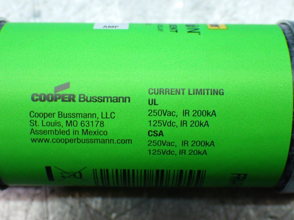 Bussmann 2 Time-delay, Dual-element, Current Limiting, Non-indicating 125a Fuses - Frn-r-125